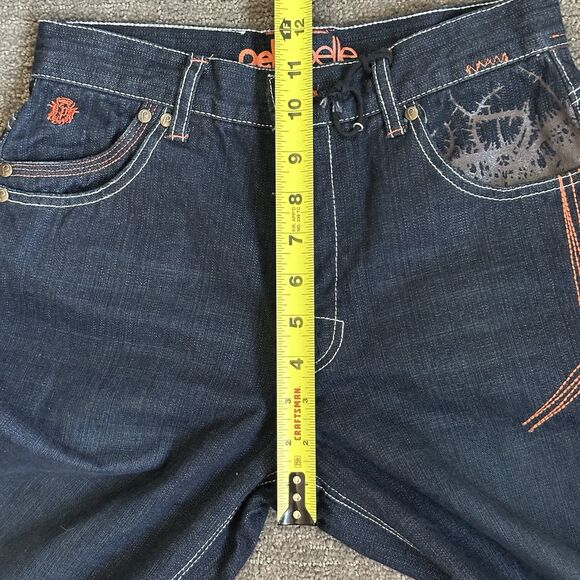 Pellepelle Vintage Skull Jeans Size Y12 Baggy Skater Grunge Y2K - Picture 13 of 15